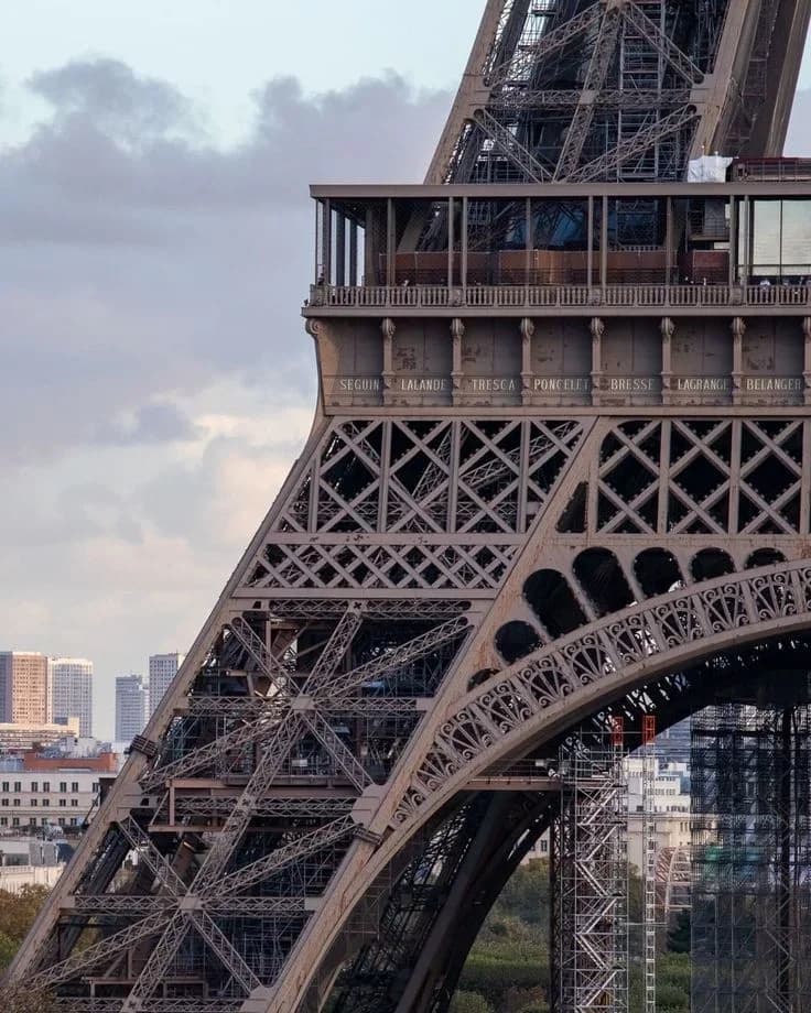 Original photo of Eiffel Tower First Floor Detail