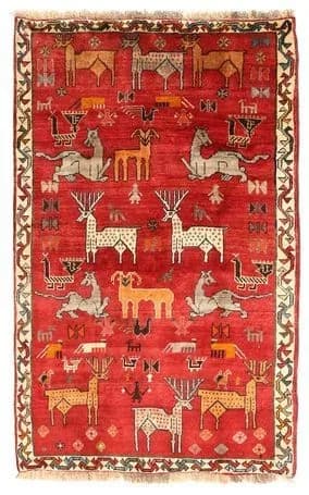 Original photo of Persian Gabbeh Animal Rug